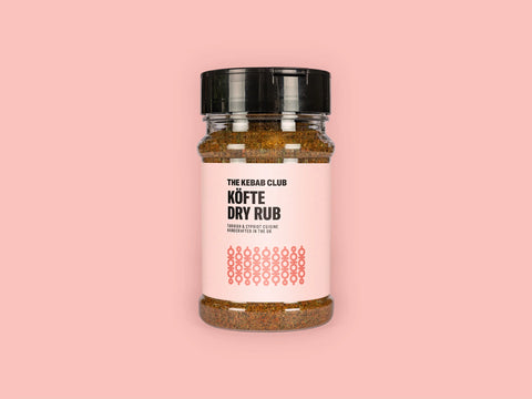 Tub of kofte dry rub