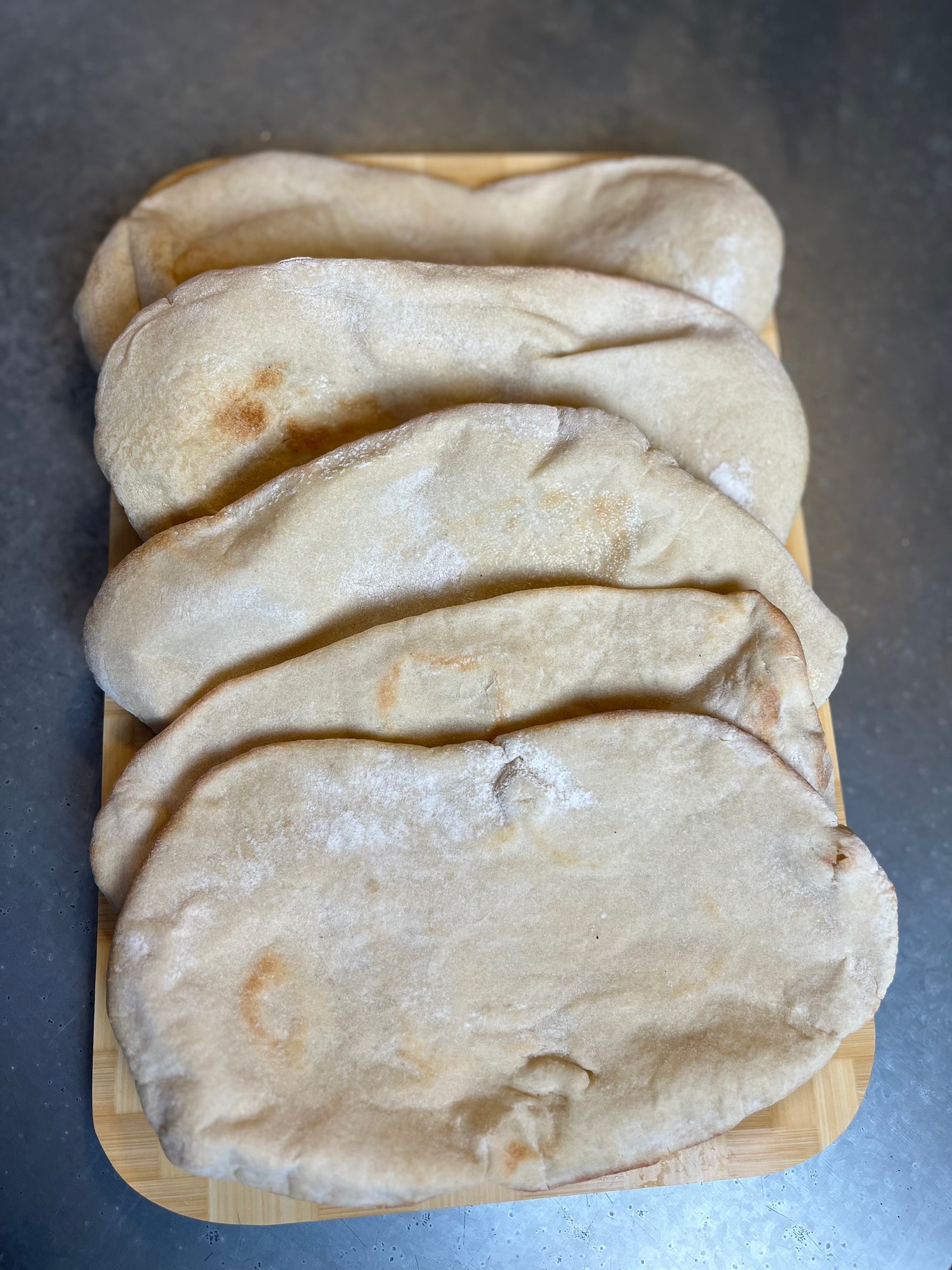 Fluffy Homemade Pitta Breads