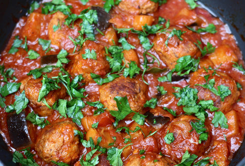 Spicy Turkish Chicken Meatballs