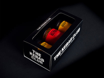 Hot Set of 3 Gift Box - Chilli Sauce &amp; Shish Marinade