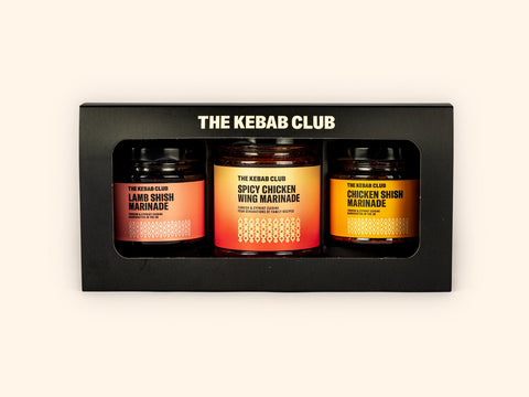 Turkish Marinade Set of 3 Gift Box - Chicken Wing, Chicken Shish & Lamb Shish Marinades