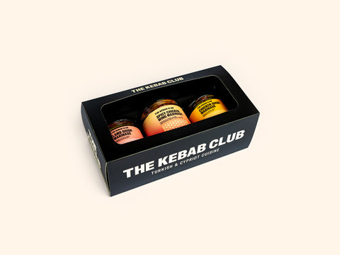 Turkish Marinade Set of 3 Gift Box - Chicken Wing, Chicken Shish & Lamb Shish Marinades